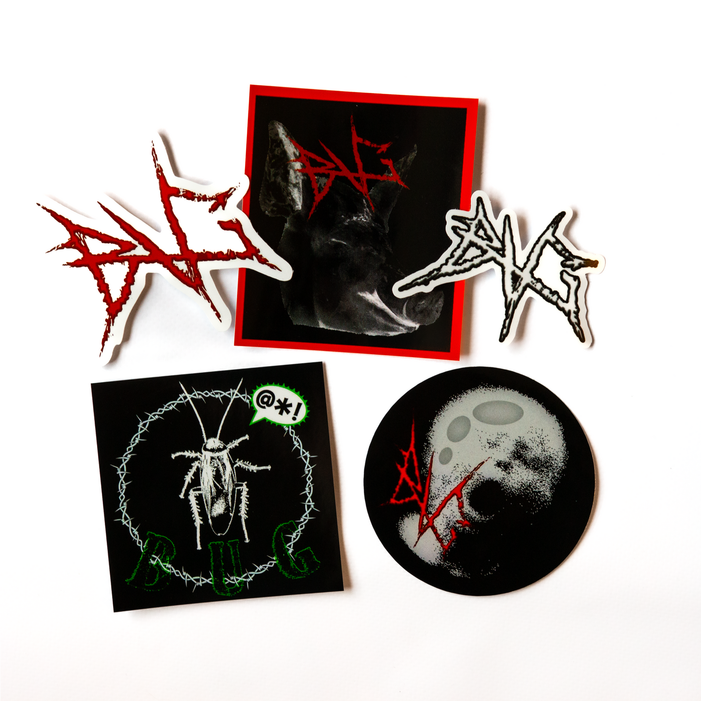 TRASH STICKERS 5 PACK