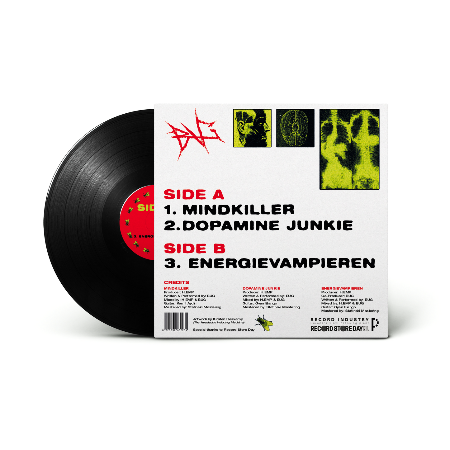 'MINDKILLER' 7 Inch Vinyl